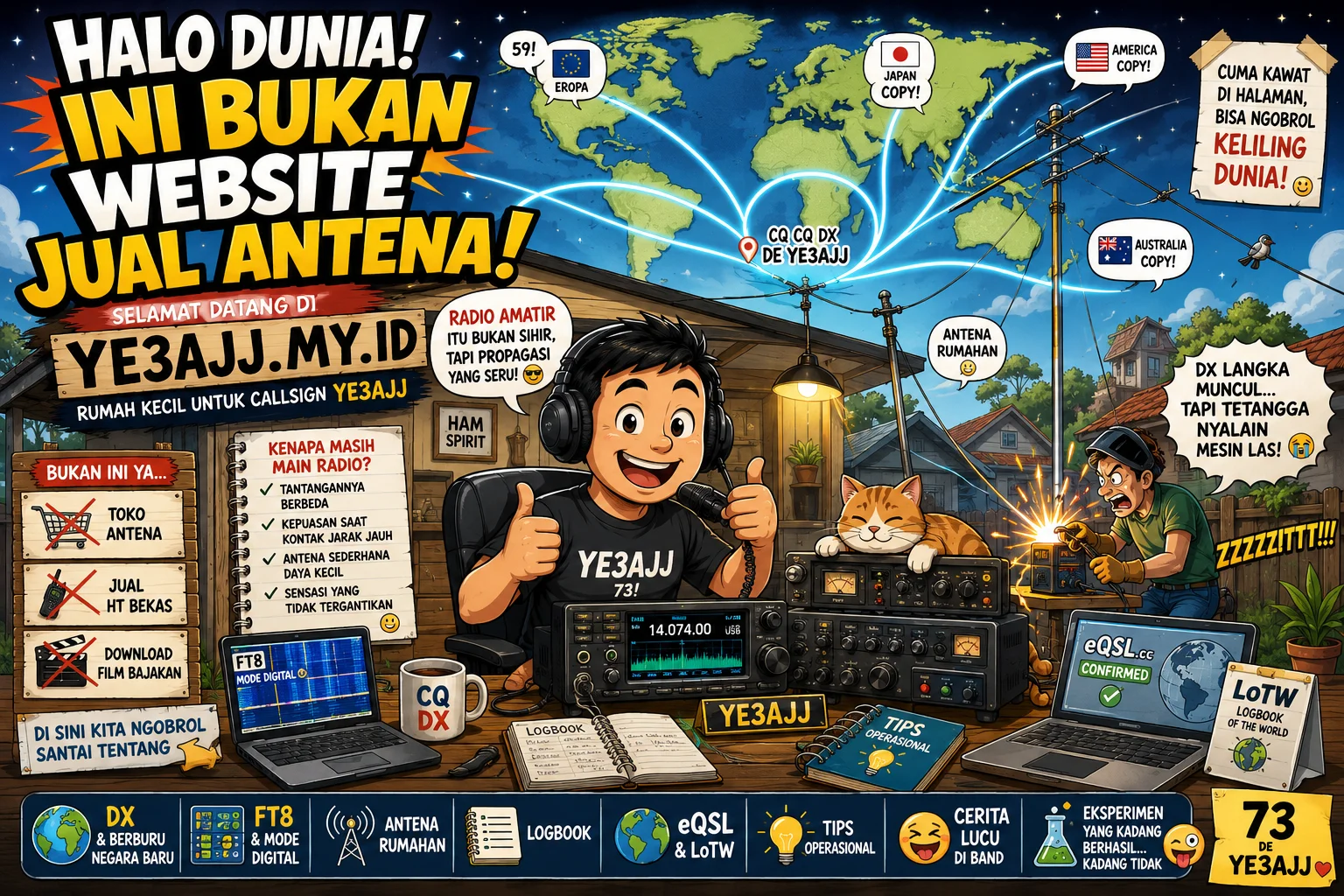 Halo Dunia! Ini Bukan Website Jual Antena 😄